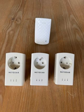 Pack 3 PLC Netgear + 1 TP-Link