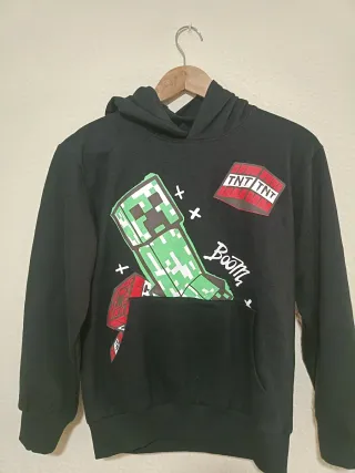Sudadera niño Minecraft Creeper TNT