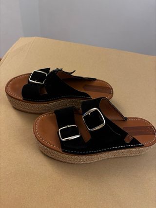 Sandalias negras talla 36-37