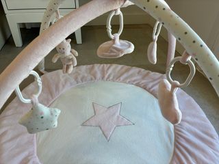Gimnasio/Manta Bebé Estrellas Rosa
