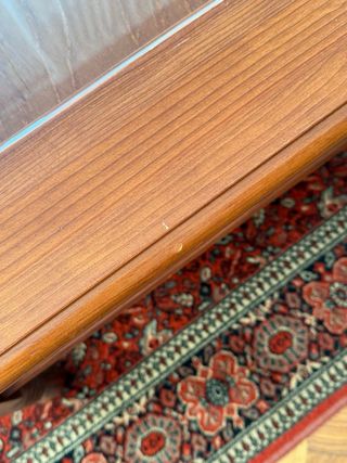 Mesa de centro madera y cristal