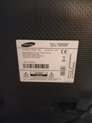 Televisor Samsung 22 Negro