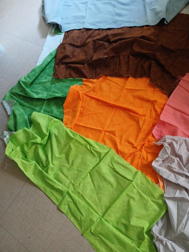 Lote de retales de tela