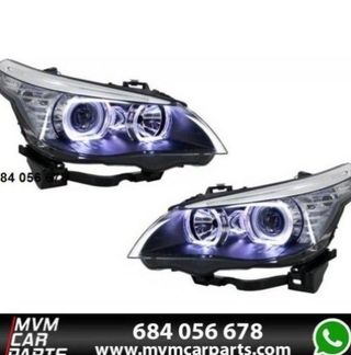 Faros delanteros Angel eyes BMW Serie 5 E60 E61 lo