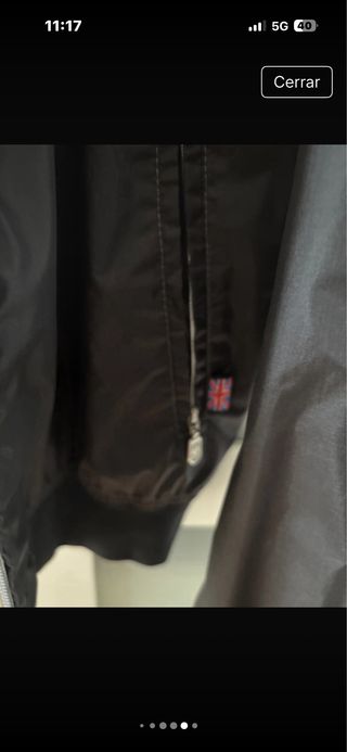 Cazadora Belstaff Negra Talla M