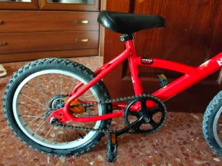 Bicicleta Infantil 16 Btwin Roja