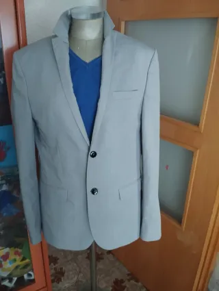 Americana caballero gris