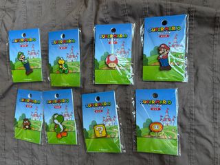 HAGO ENVIOS SET pines Super Mario Nintendo world 