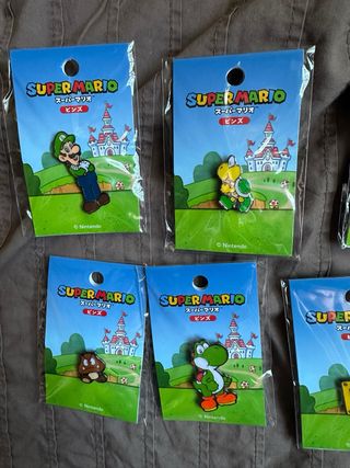HAGO ENVIOS SET pines Super Mario Nintendo world 