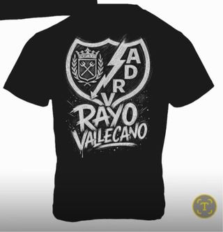 Camiseta Rayo Vallecano ADRV Negra