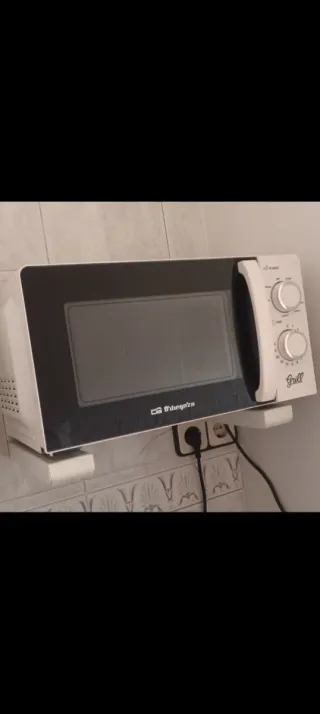 Microondas blanco con grill
