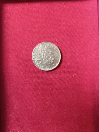1 Franco 1977 Moneda Francesa