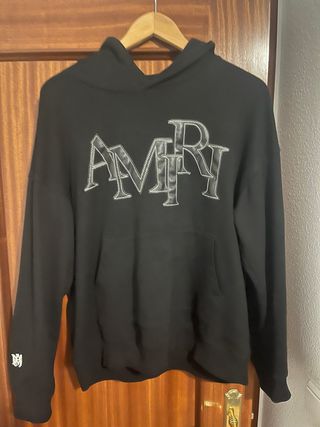 Sudadera Amiri Negra con Logo