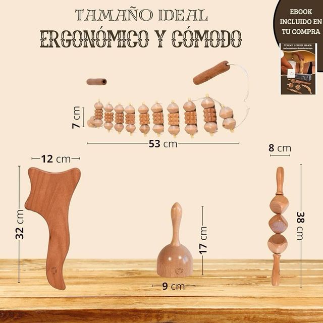 Kit Madero terapia Corporal NUEVO A ESTRENAR