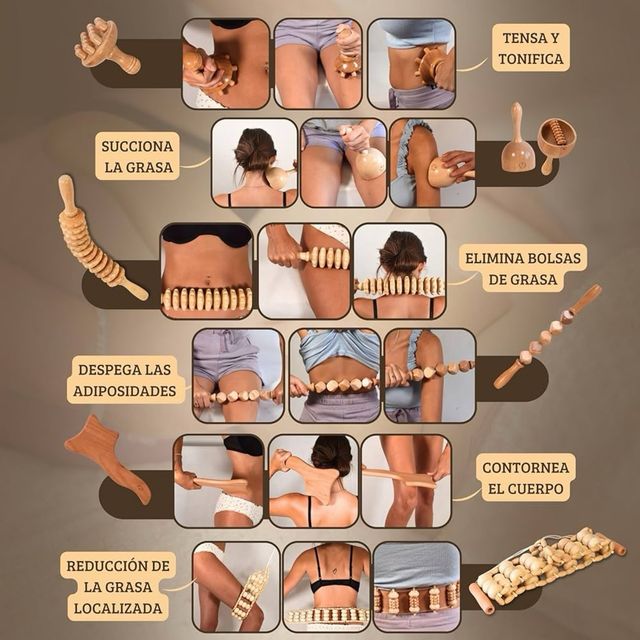 Kit Madero terapia Corporal NUEVO A ESTRENAR