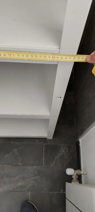 Estantería IKEA BROR Negra 110x55x85
