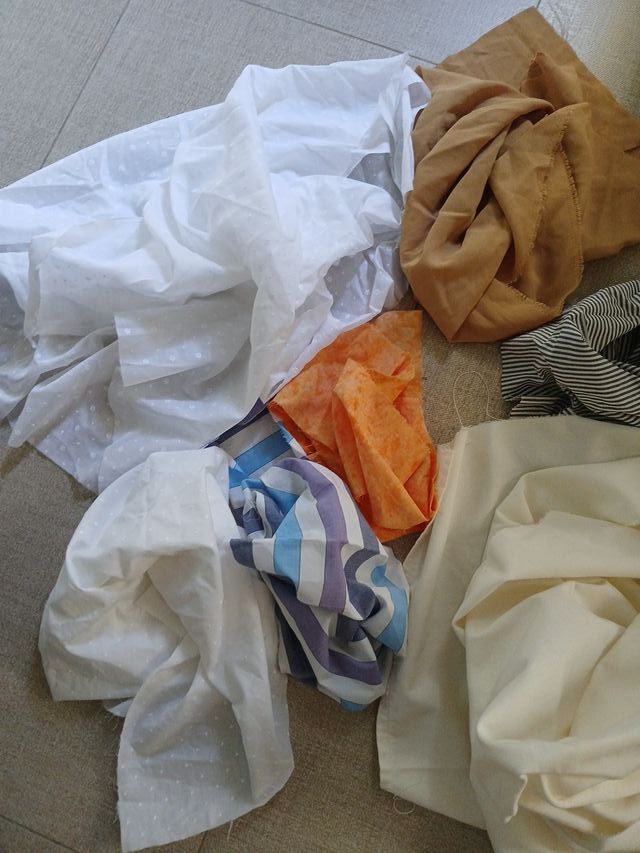 Lote retales tela varios colores 2x1