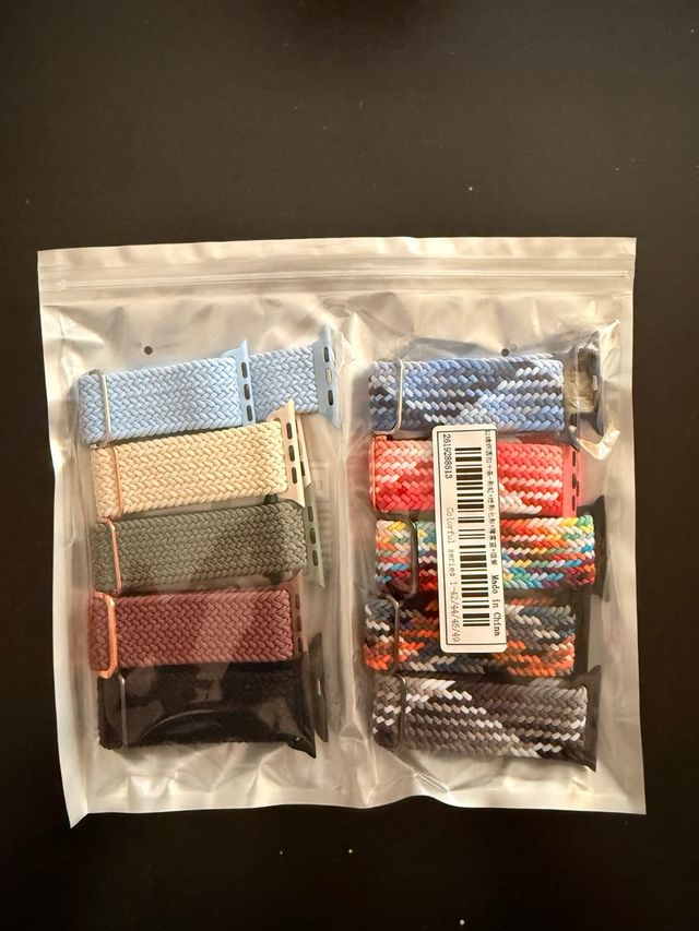 Pack 10 Correas Elásticas Apple Watch 42/44/45/49
