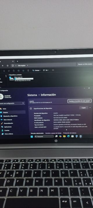 Hp Probook 450 G10 , i7 13th, 16 Ram y 512Gb SSD 