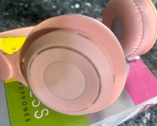 Auriculares Bluetooth diadema rosa nuevos