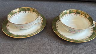 Tú y yo en porcelana de Limoges decoradas a mano