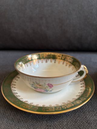 Tú y yo en porcelana de Limoges decoradas a mano