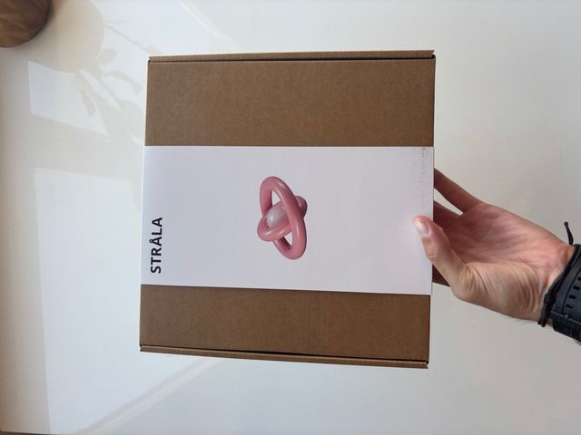 Lámpara LED Decorativa IKEA STRÅLA Rosa