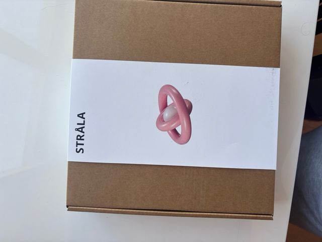 Lámpara LED Decorativa IKEA STRÅLA Rosa