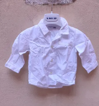 Camicia Trussardi bimbo bianca