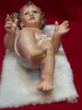 Niño Jesús 34 cm antiguo   nuevo  en caja olot 