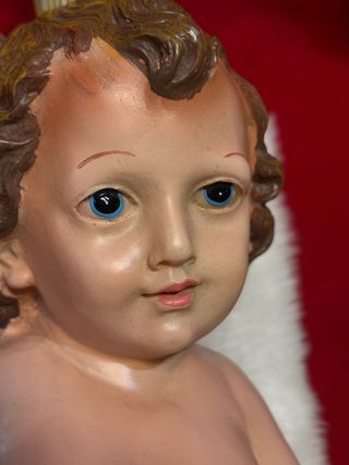 Niño Jesús 34 cm antiguo   nuevo  en caja olot 