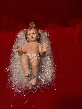 Niño Jesús 34 cm antiguo   nuevo  en caja olot 
