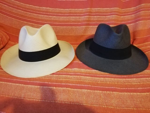 Coppia cappelli stile Panama