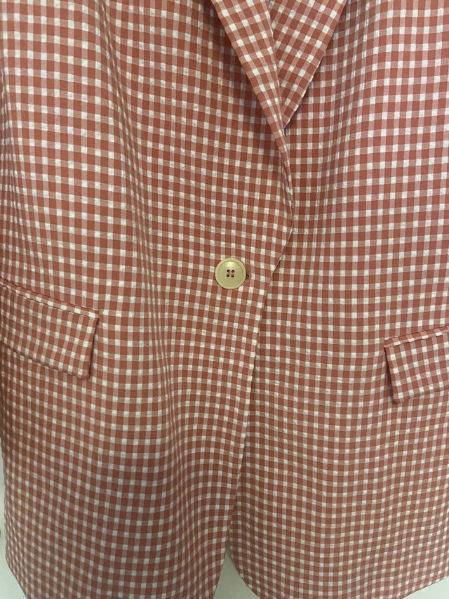 Blazer cuadros Zara Talla M