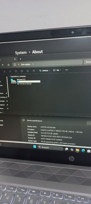 Hp Pavilion 15 i7 10th 12Gb Ram y 1Tb SSD