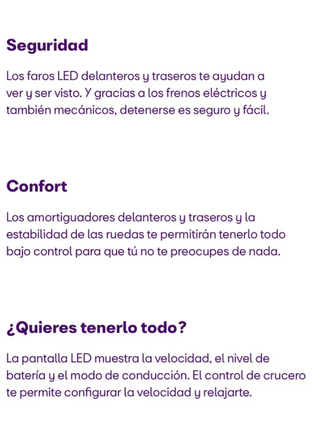 Patinete eléctrico Seat