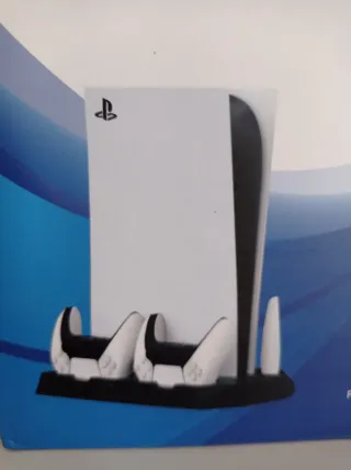 Soporte Refrigeración PS5 Multifuncional Blanco