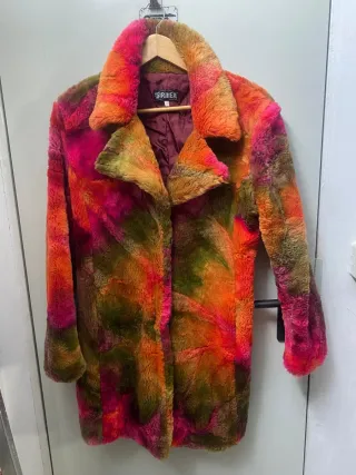 Abrigo vintage TRILLER multicolor talla M