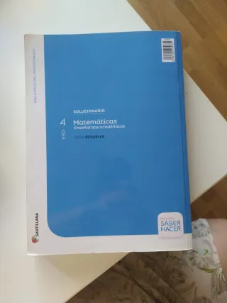 Matemáticas academicas 3 ESO 