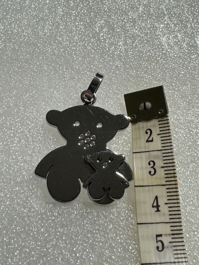 Colgante Osito Acero Inoxidable
