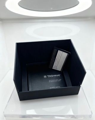 Caja de reloj TAG Heuer negra