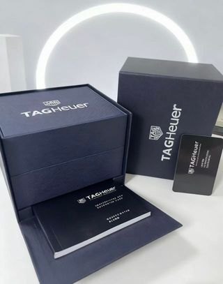 Caja de reloj TAG Heuer negra