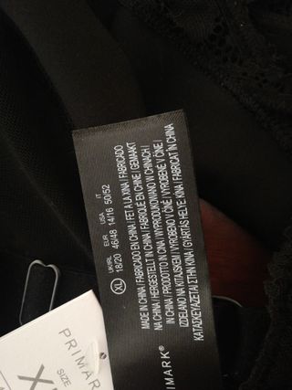 Sujetador de encaje negro