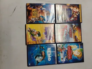 6 DVDs Infantiles Disney Pixar Español