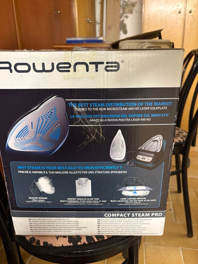 Plancha de vapor Rowenta Compact Steam Pro