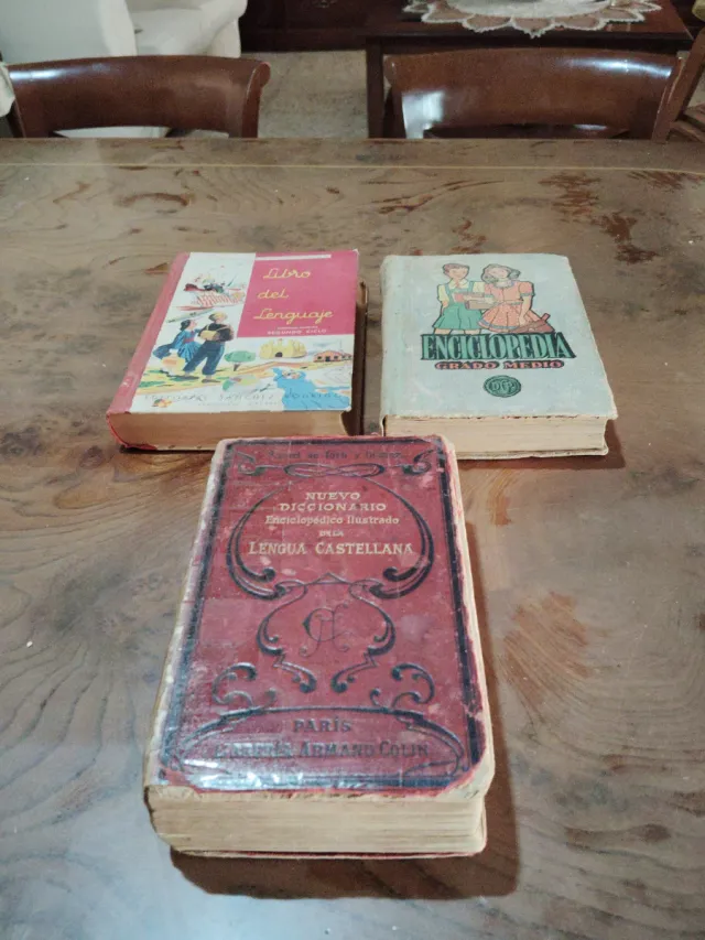 lote 3 libros escolares 