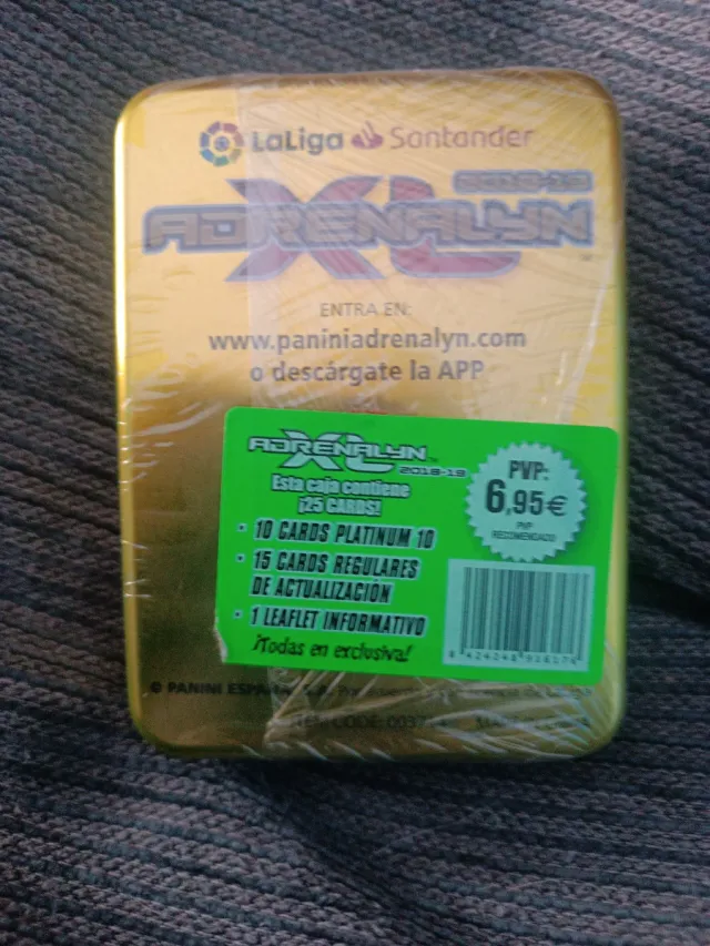 Caja Lata Adrenalyn XL 2018-19 Edición Especial
