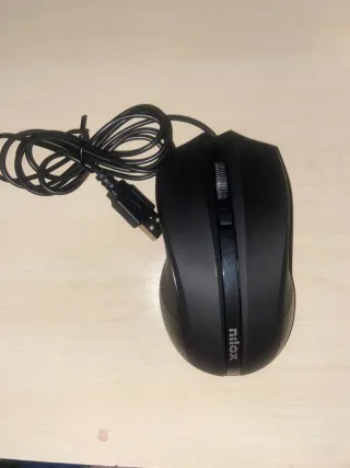 Ratón USB Nilox Negro 1600 DPI