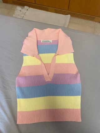 Camiseta sin mangas Vinceotto multicolor