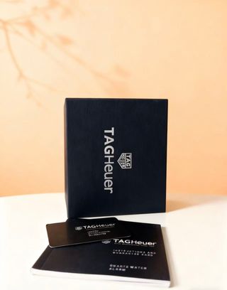 Caja de reloj TAG Heuer negra